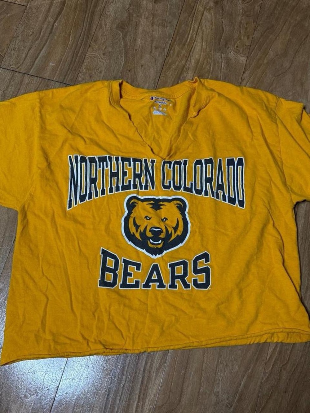 Champion Gold Northern Colorado Bears Graphic Tee
